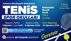 Büyükşehir’in ücretsiz tenis eğitimlerinde yeni dönem