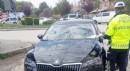 Çakarlı araçla aşırı hız yapan sürücüye ceza
