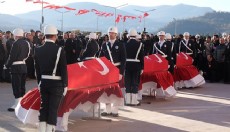 DEAŞ operasyonunda şehit olan 3 polis için tören