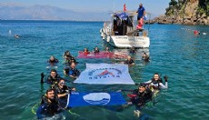 Deniz dibi temizliğinde bu kez rota Erenkuş Plajı