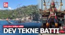 Dev tur teknesi battı