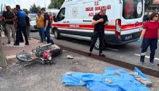 Devrilen motosikletin 14 yaşındaki sürücüsü öldü