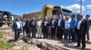 Doğal gaz için ilk kazma vuruldu