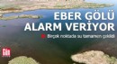 Eber Gölü alarm veriyor: Birçok noktada su tamamen çekildi