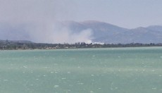 Eğirdir Gölü kenarında 2 noktada yangın