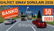 Ehliyet Sınav Soruları 2026 50 Soru, 45 Dakika ve Puanlama Sistemi