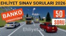Ehliyet Sınav Soruları 2026 50 Soru, 45 Dakika ve Puanlama Sistemi