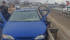 El freni çekilmediği için  başka otomobile çarptı: 1 ölü, 3 yaralı