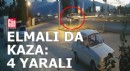 Elmalı'da kaza: 4 yaralı