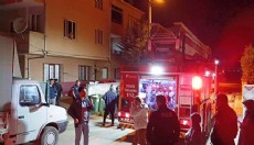 Eski eşinin yaşadığı eve benzin dolu şişe atıp yangın çıkardı