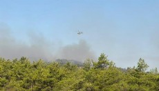 Fethiye'deki orman yangınının enerjisi düşürüldü
