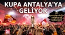 GS, şampiyonluğu Antalya'da kutlayacak