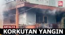 Gazipaşa'da korkutan ev yangını