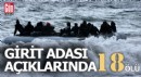 Girit Adası açıklarında 18 ölü