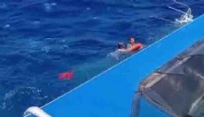Girne'de alabora olan gemideki çocuğu kurtardığı anları anlattı