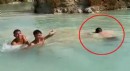Gölete atlayıp başını zemine çarpan İsmail yaşamını yitirdi