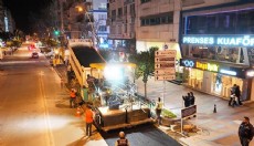 Güllük Caddesi’nde yol bakım ve onarım çalışması