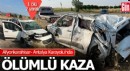 Hafif ticari araç takla attı: 1 ölü, 2 yaralı