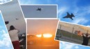 Herkesin gözü önünde: F-16 yere böyle çakıldı