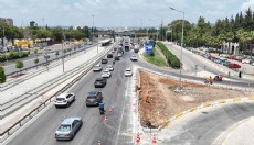 İller Bankası Kavşağı’nda şerit artırımı tamamlandı