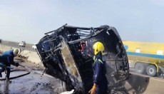 Irak'ta otobüs devrildi: 21 ölü, 19 yaralı