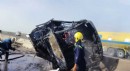 Irak'ta otobüs devrildi: 21 ölü, 19 yaralı