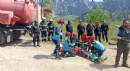 Isparta'da gerçeğini aratmayan yangın tatbikatı