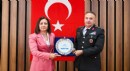 Jandarma komutanına veda yemeği