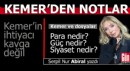 KEMER'DEN NOTLAR...