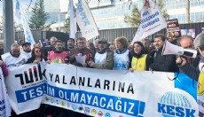 KESK'ten TÜİK önünde basın açıklaması