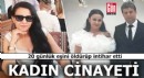 Kadın cinayeti! 20 günlük eşini öldürüp, intihar etti