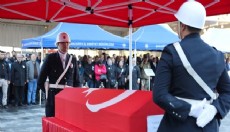 Hayatını kaybeden polis, son yolculuğuna uğurlandı