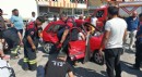 Kamyonetle çarpışan otomobilin sürücüsü yaralandı