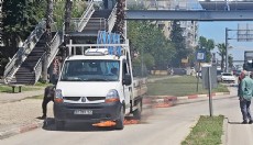 Antalya'da kamyonette çıkan yangın söndürüldü