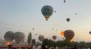 Kapadokya'da balonlar, Türk bayrakları ile havalandı