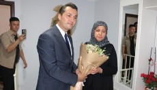 Kaymakam Öztürk'ten şehit ailesine ziyaret