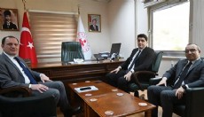 Kaymakam Türker'e mevkidaşlarından ziyaret
