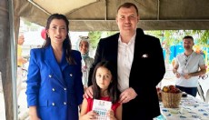 Kaymakam Yılmazer'den sağlık standına ziyaret