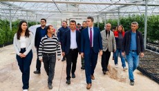 Kaymakamdan üreticilere ziyaret