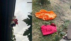 Kayseri'de bir evin çatısına eğitim roketi düştü