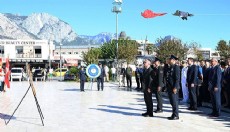 Kemer'de Gaziler Günü töreni