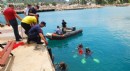 Kemer'de deniz dibi temizliği