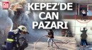 Kepez'de depo yangınları