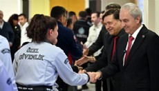 Kepez'de personelle bayramlaşma