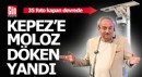 Kepez'e, çer-çöp, moloz döken yandı