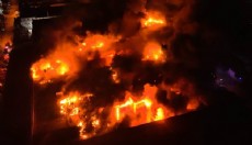 Kimyasal yüzey kaplama fabrikasında yangın