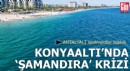 Konyaaltı Sahili'nde 'şamandıra' krizi