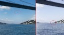 Köprüden atlayan kişiyi botla kurtardılar