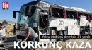 Korkunç kaza! Yolcu otobüsü devrildi; 31 yaralı