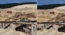 Kum ocağında göçük! İşçiyi kurtarma çalışması sürüyor